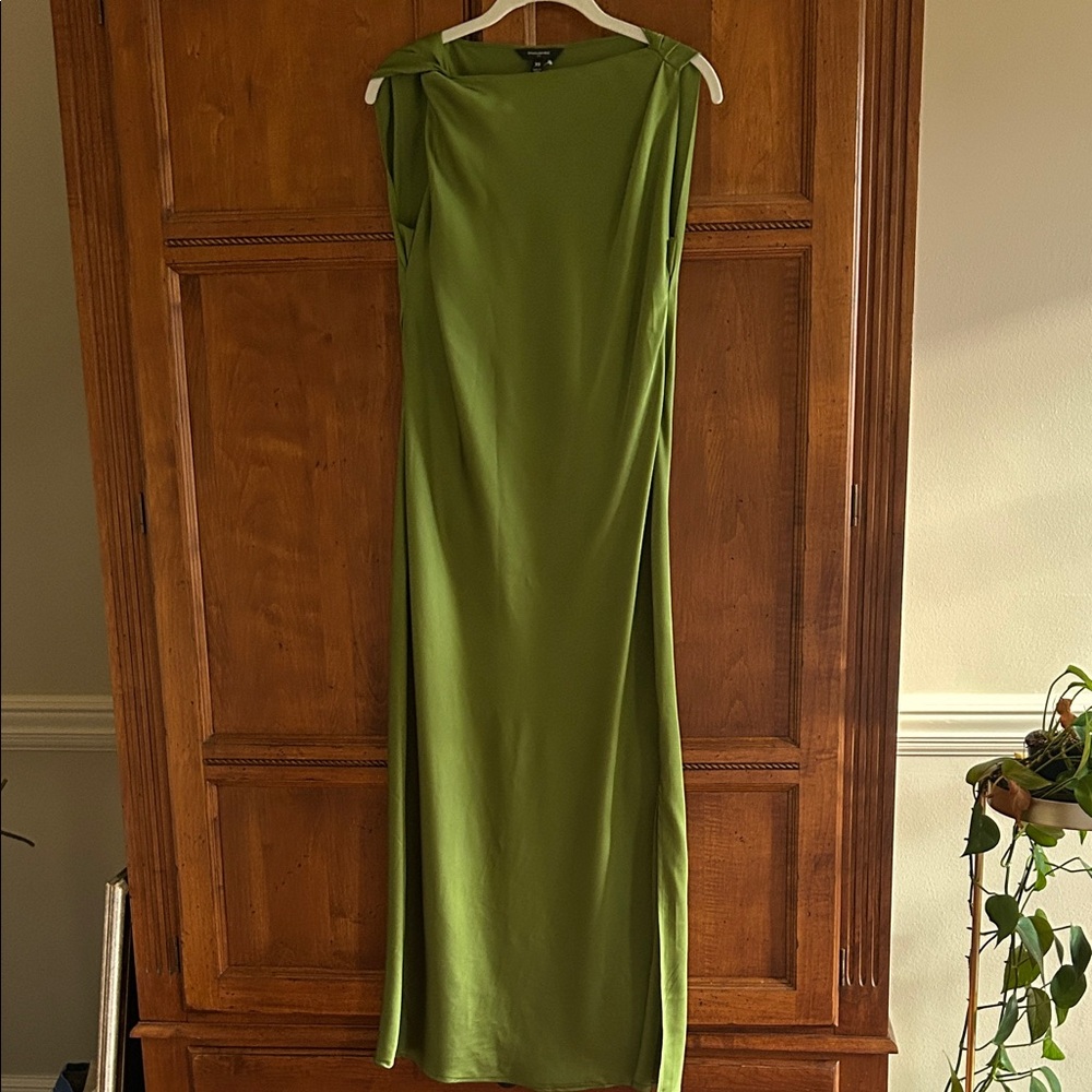 Banana Republic Vibrant Green Maxi Dress